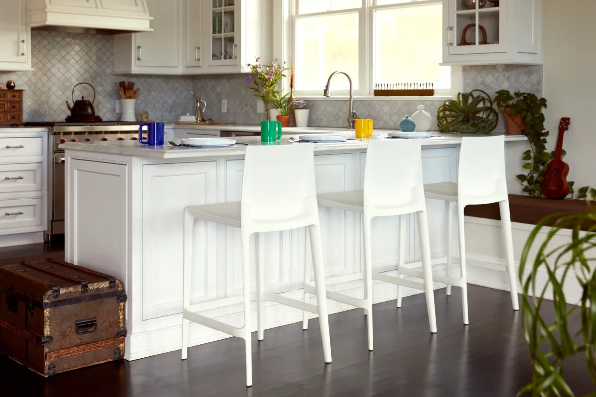 The Bellini Stool - Set of 2 by Heller, perfect for modern homes in Troy, Michigan.