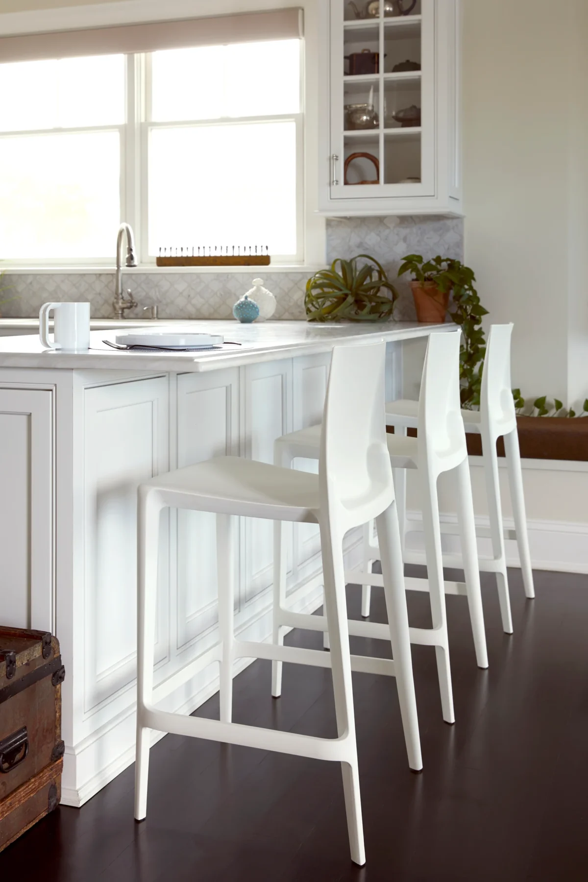 The Bellini Stool - Set of 2 by Heller, stylish seating for upscale Birmingham, Michigan interiors.