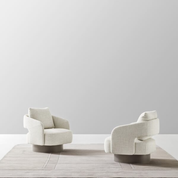 “Ditre Italia 356 – modern designer armchair featuring sleek lines, slim legs, and premium upholstery”