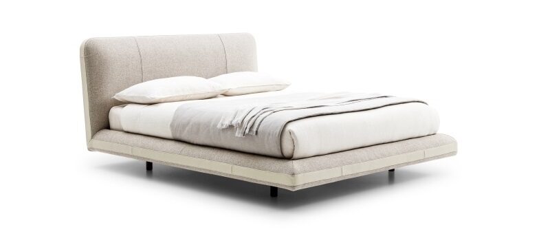 “Avalon bed by Ditre Italia – modern Italian bed with upholstered headboard and minimalist frame”