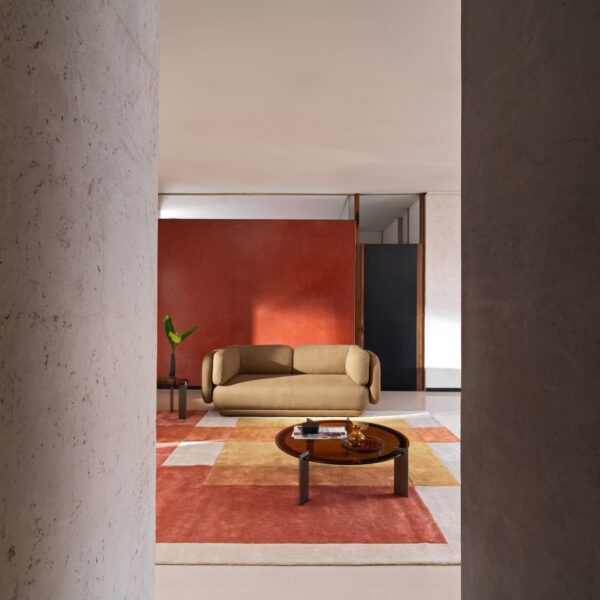 “Ditre Italia Vento – contemporary modular sofa with wide seating, soft lines, and refined upholstery”