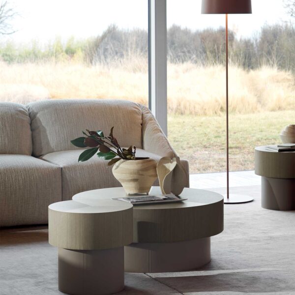 “Babel sofa by Ditre Italia – contemporary Italian modular sofa with layered cushions and architectural design”