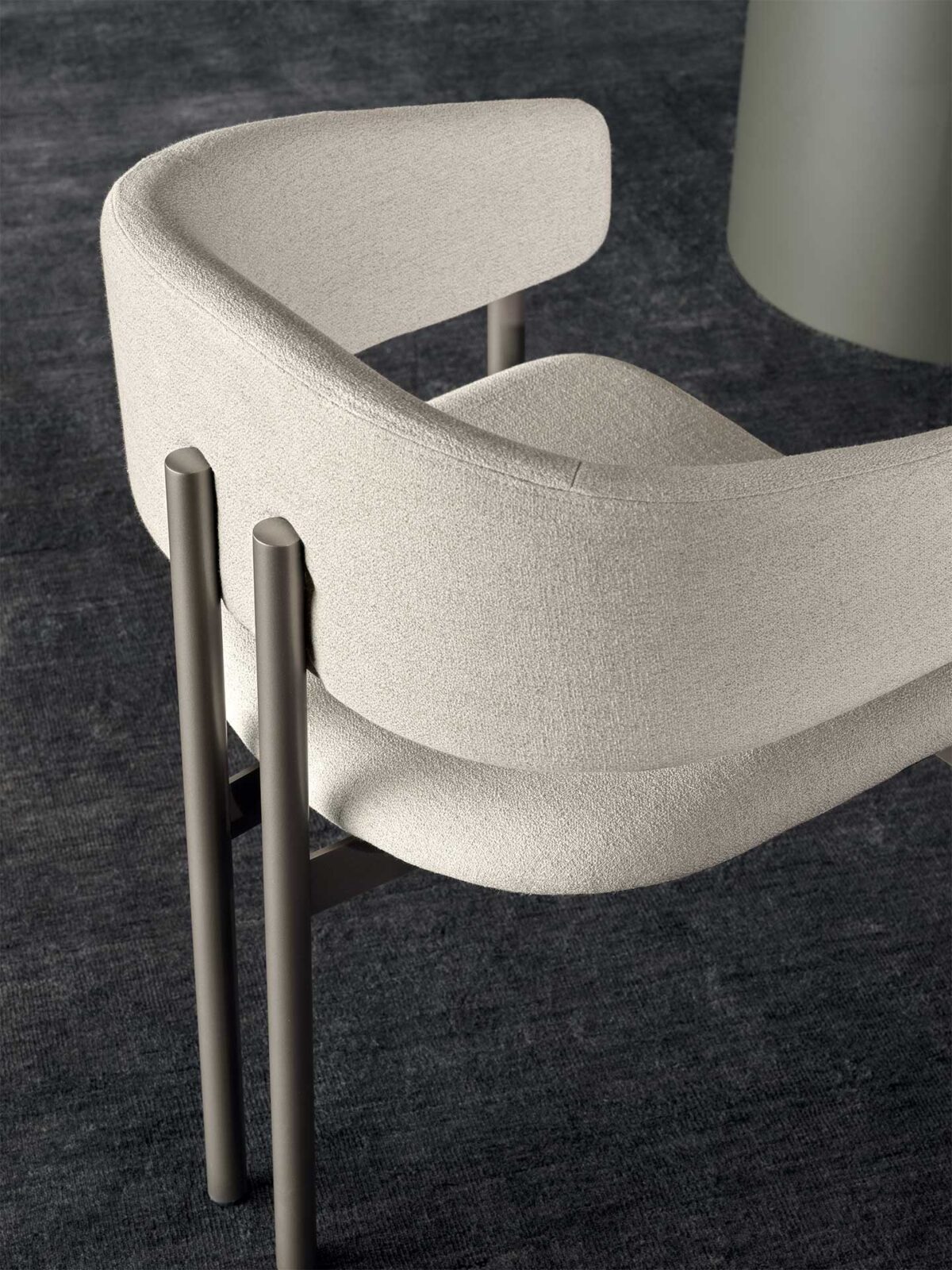 “Biarritz chair by Ditre Italia – sophisticated Italian seating with soft contours and refined details”