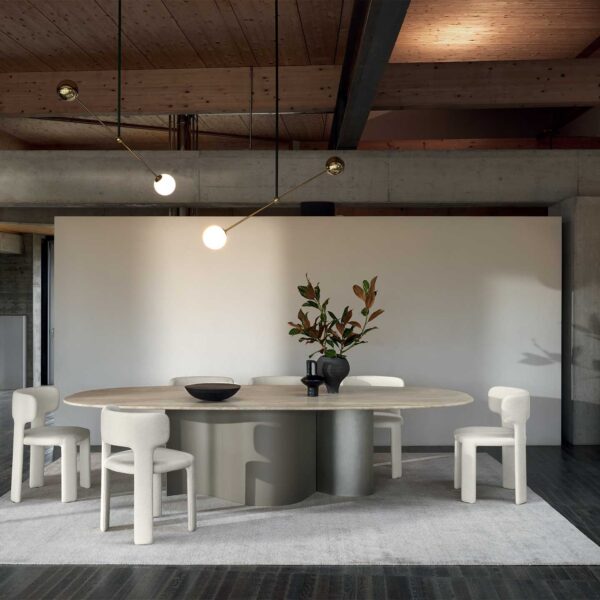 “Contemporary Doon table by Ditre Italia – rectangular designer table with elegant wood finish”