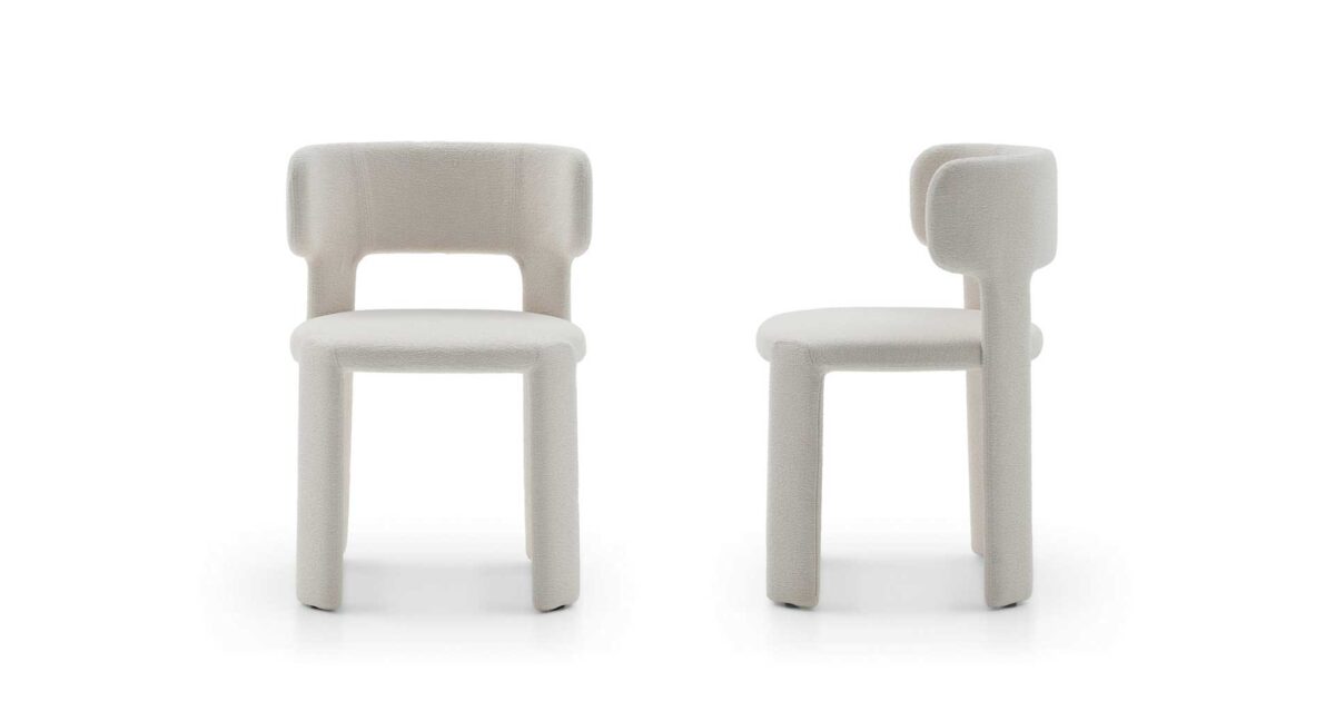 “Ditre Italia Lucy chair – sleek Italian accent chair with sculptural form and modern appeal”