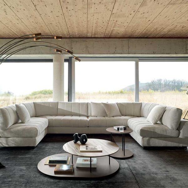“Luvon sofa by Ditre Italia – modern Italian designer sofa with elegant upholstery and clean-lined silhouette”