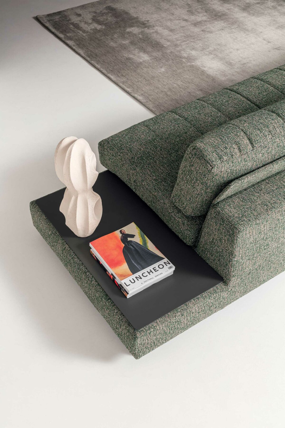 “Ditre Italia Luvon – elegant sofa with wide armrests, tailored stitching, and contemporary comfort”