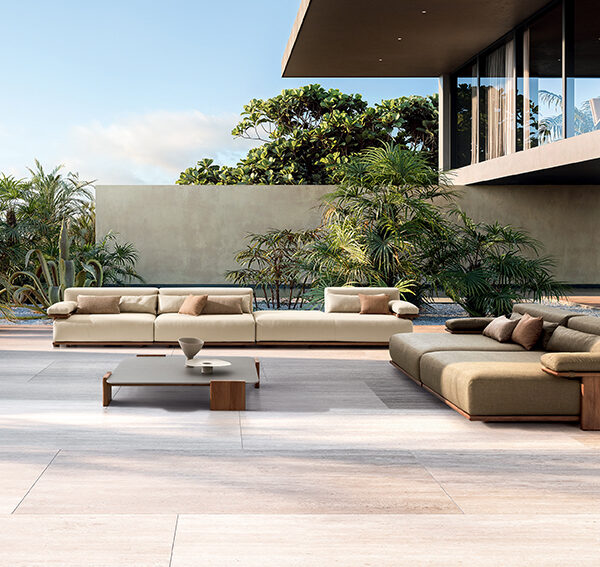 “Modern Tao sofa by Ditre Italia – stylish low-profile Italian lounge with generous proportions and tailored comfort”