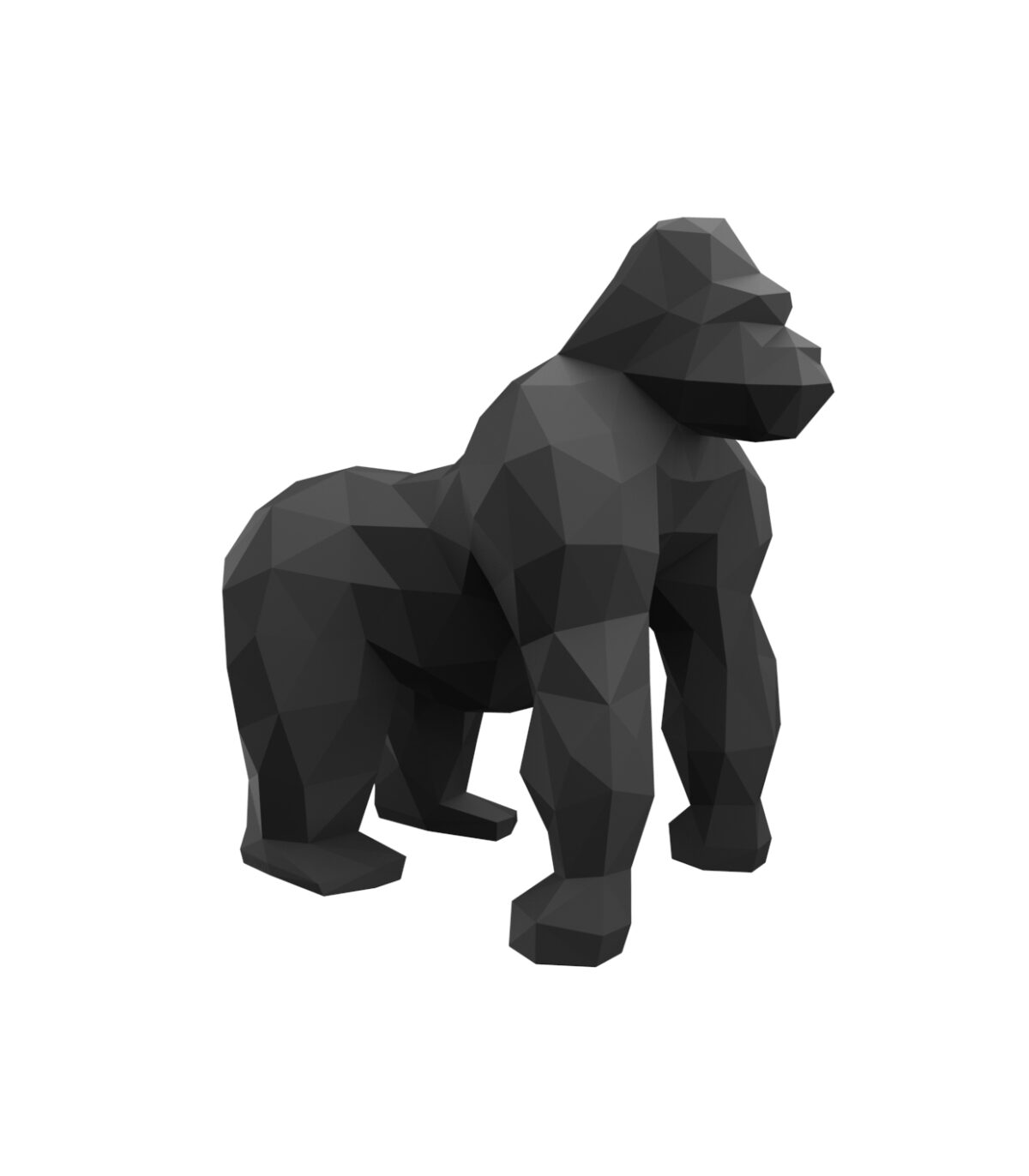 Origami Saru by Vondom in Royal Oak, Michigan – Geometric gorilla sculpture for modern garden aesthetics.