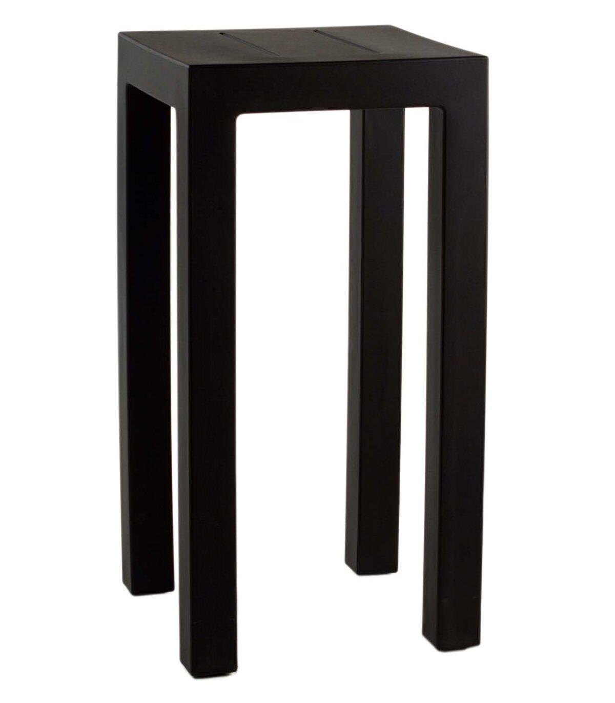 Vondom JUT Bar Table offering space-saving dimensions and contemporary appeal for exterior entertaining