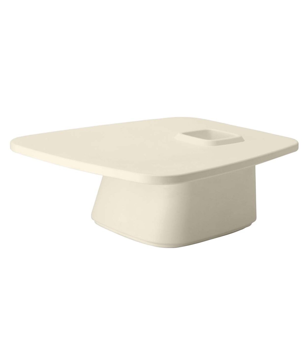 Outdoor NOMA Coffee Table from Vondom offering a modern and artistic accent for luxury garden areas