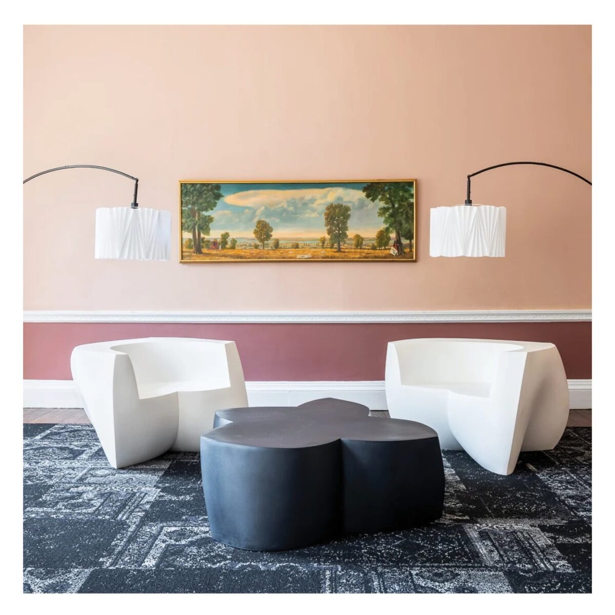 Add sophistication to your Troy, Michigan space with Gehry Coffee Table by Heller.
