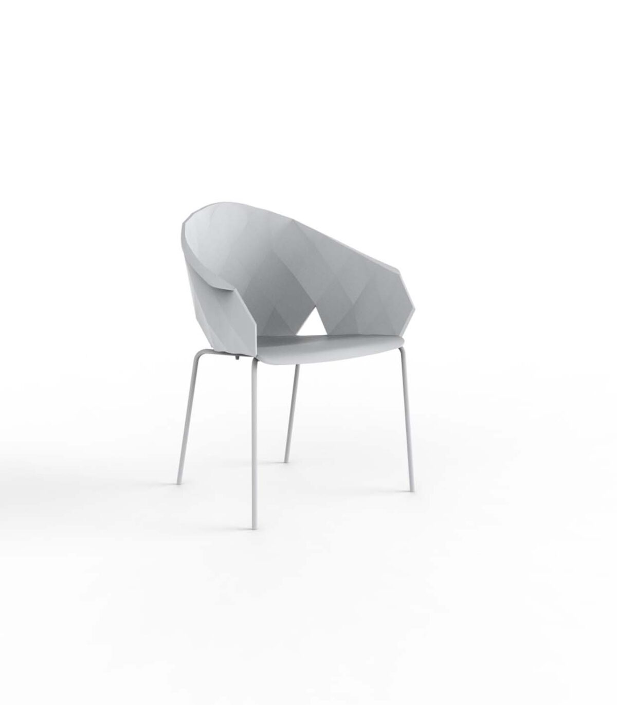 Luxury contemporary Vases Armchair by Ramón Esteve for Vondom, high-end Spanish outdoor furniture for Birmingham, Michigan.