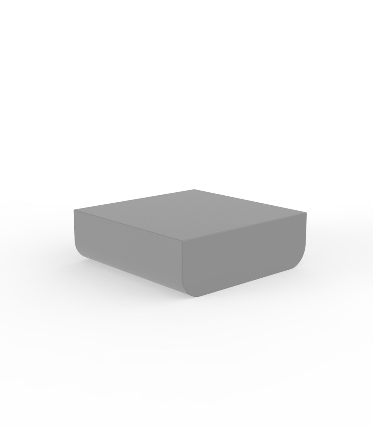 Modern Ulm Coffee Table by Ramón Esteve for Vondom, high-end Spanish outdoor furniture for Royal Oak, Michigan.