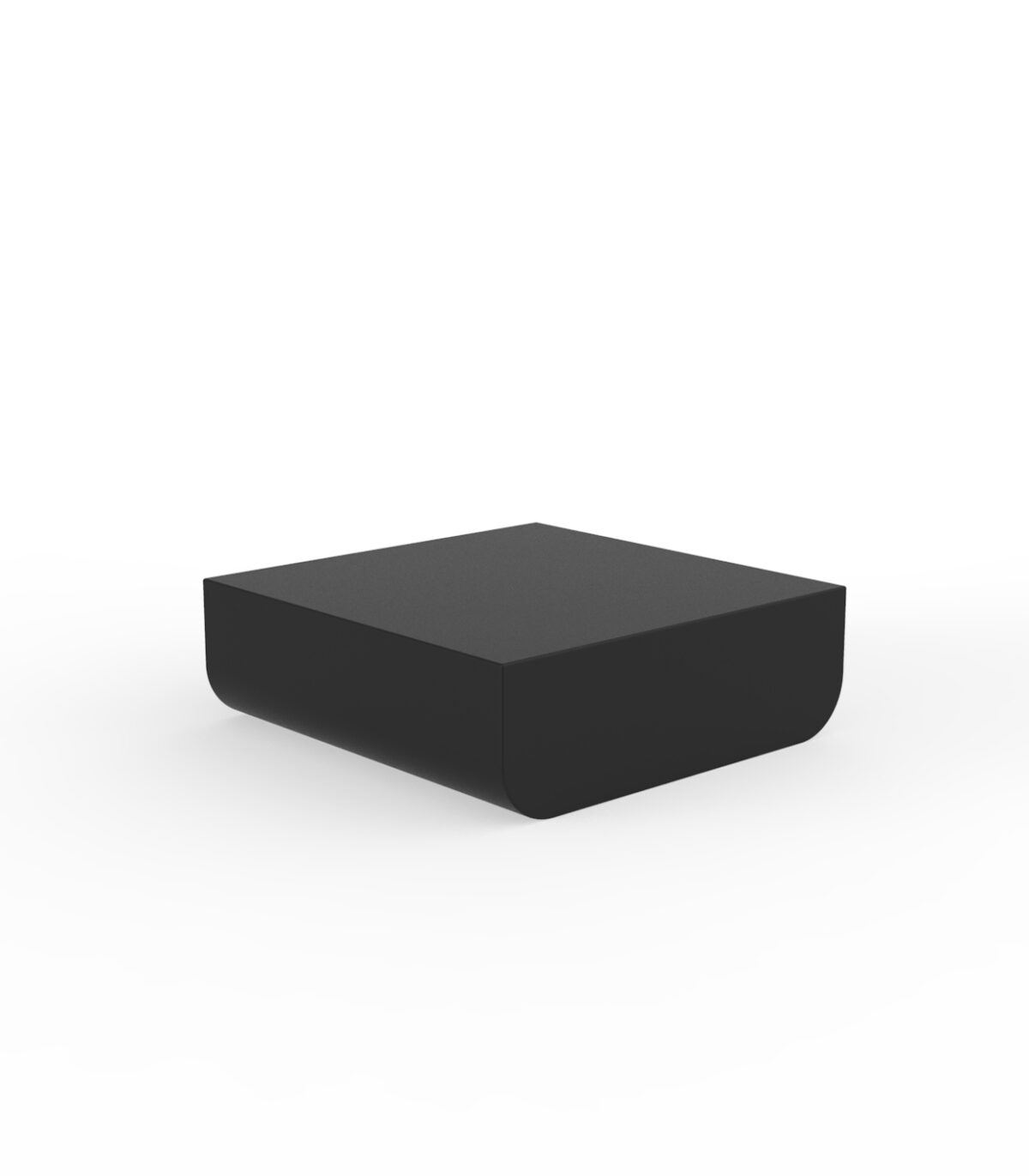 Luxury contemporary Ulm Ottoman by Ramón Esteve for Vondom, high-end Spanish modular outdoor furniture for Birmingham, Michigan.