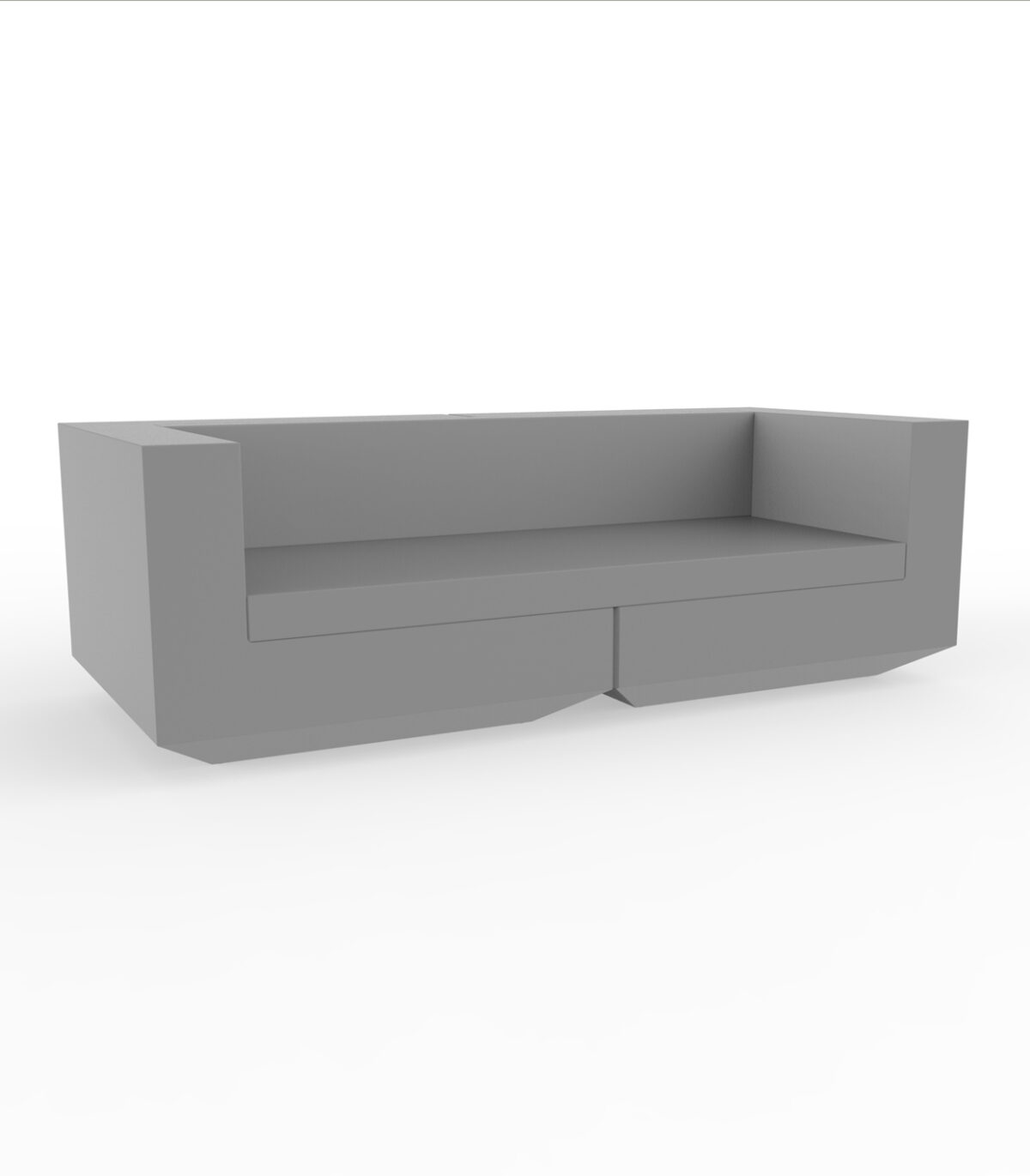 Modern VELA Sofa 220 cm by Vondom Italian design in Royal Oak Michigan showroom