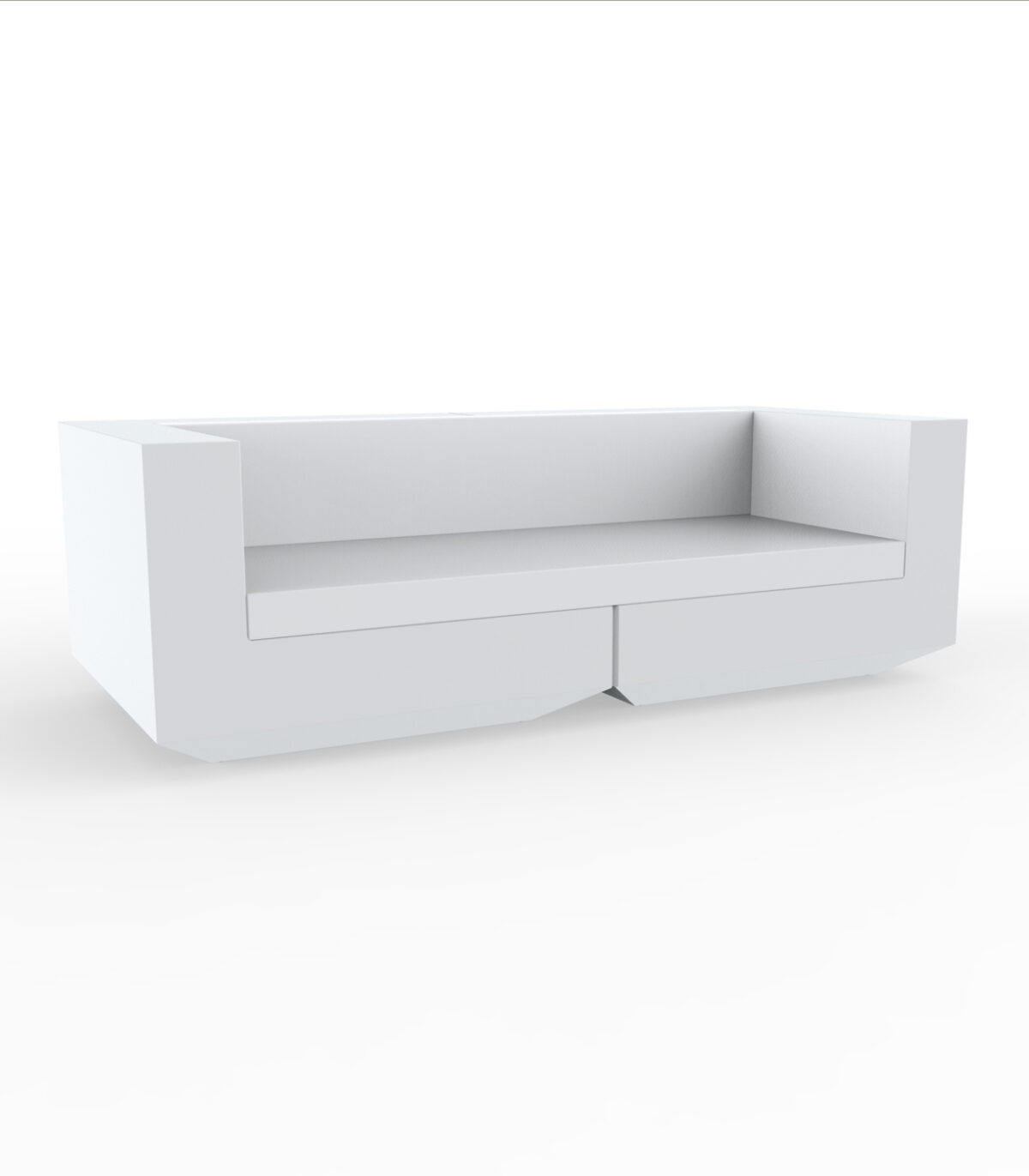 Luxury VELA Sofa 220 cm by Vondom sleek Italian sofa in Royal Oak MI living room