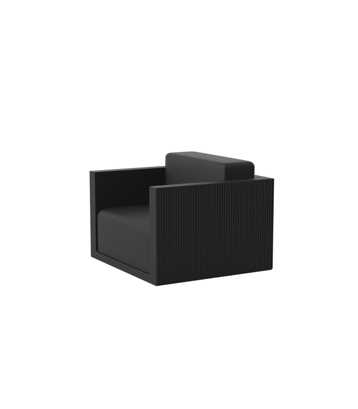 Contemporary GATSBY Lounge Chair by Vondom Italian outdoor chair at Birmingham Michigan terrace