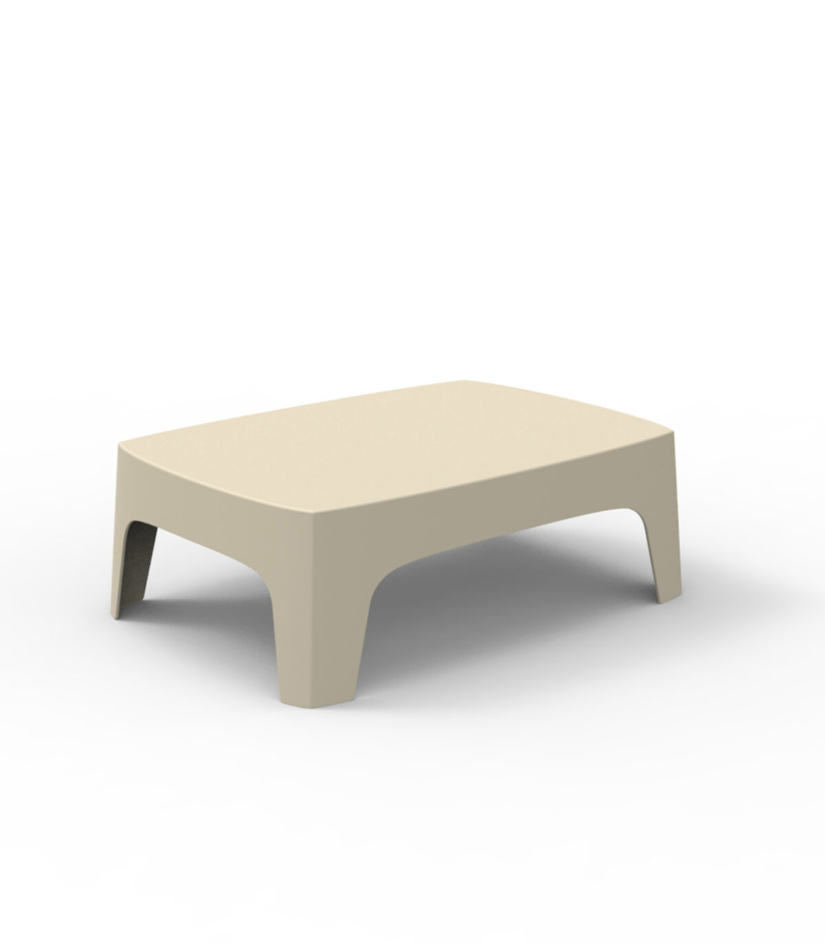 Luxury outdoor SOLID Coffee Table by Vondom featuring sharp lines and minimalist appeal in Troy, Michigan