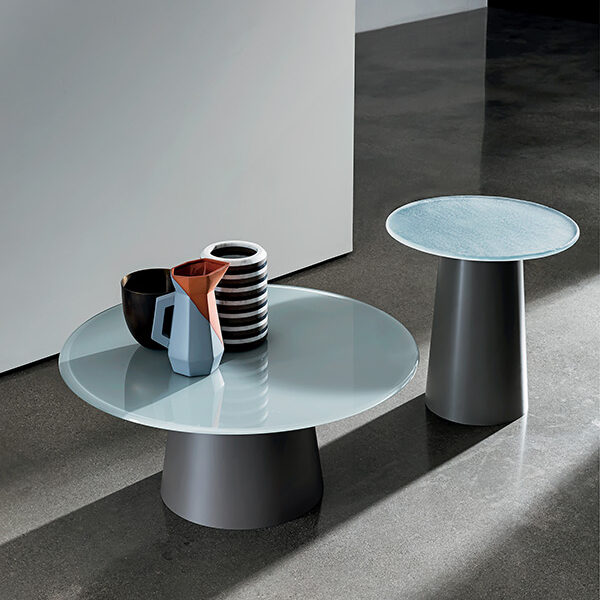 “Sovet Totem Collection – contemporary designer coffee table featuring bold pedestal design and refined materials”