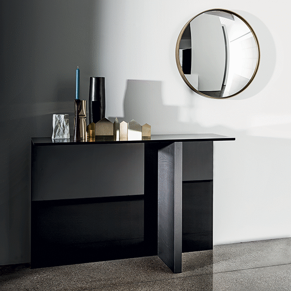 “Regolo Collection Console by Sovet – designer console table with clean form and sculptural modern profile”