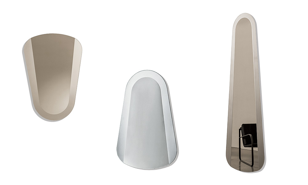 “Hourglass mirror by Sovet – timeless Italian wall mirror with sculptural elegance”