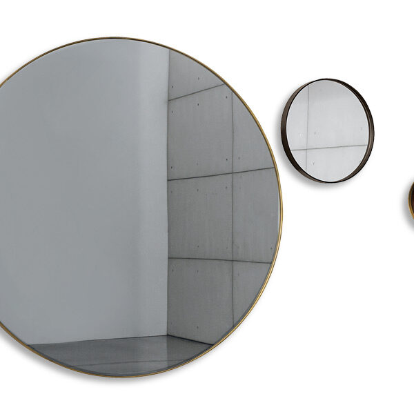 “Sovet Visual collection round mirror – modern designer décor with sleek round silhouette”