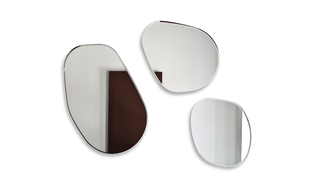 “Sovet Drops of Dew collection – artistic contemporary mirrors with fluid, sculptural forms”