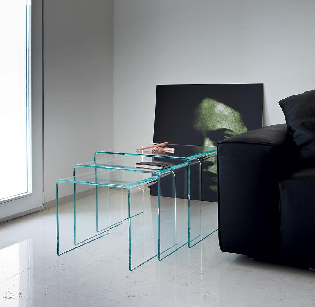 “Trix Coffee Table by Sovet – modern Italian table with minimalist design, complementing the Bridge Collection”