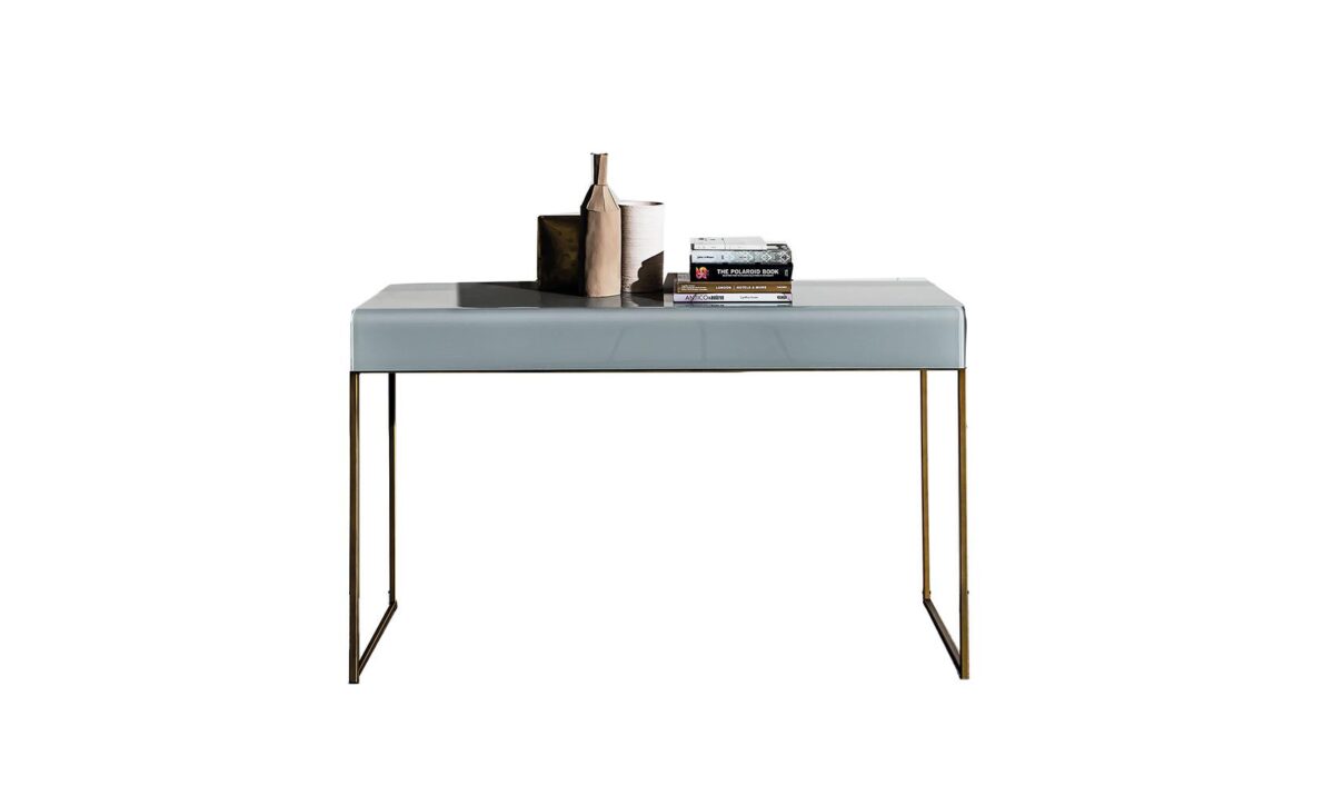 “Sovet Nido Console – contemporary hallway table featuring sculptural wireframe base and minimalist surface”