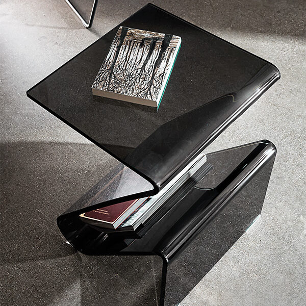 “Zeta magazine rack by Sovet – modern Italian designer rack with minimalist lines and sleek storage solution”
