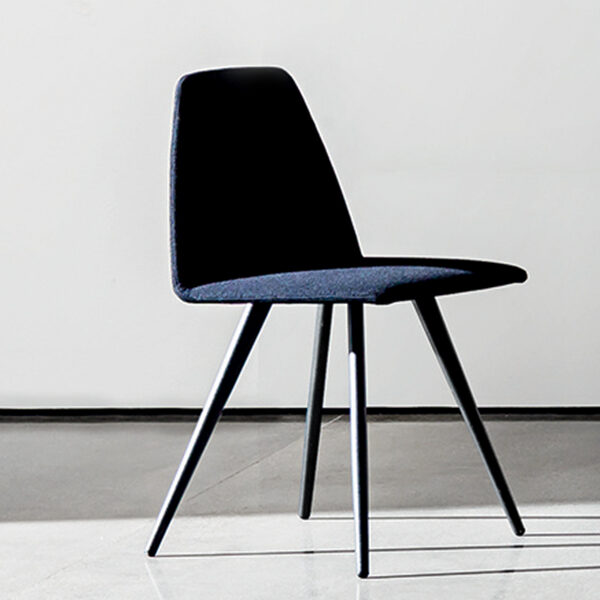“Sila cone-shaped chair by Sovet – modern Italian designer chair with sculptural conical base and elegant profile”