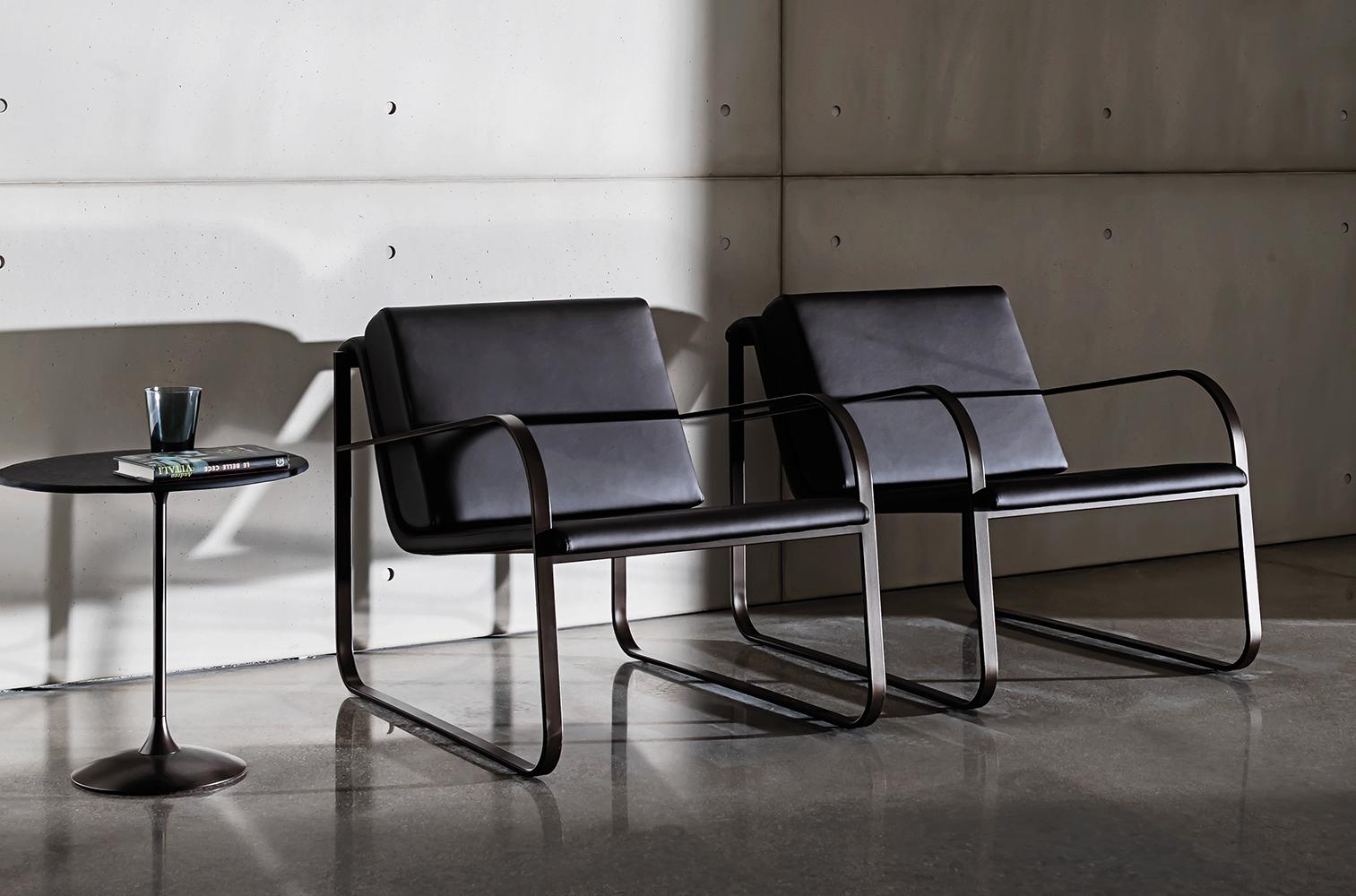 “Sovet Bugatti collection – contemporary armchair with refined silhouette and elegant Italian craftsmanship”