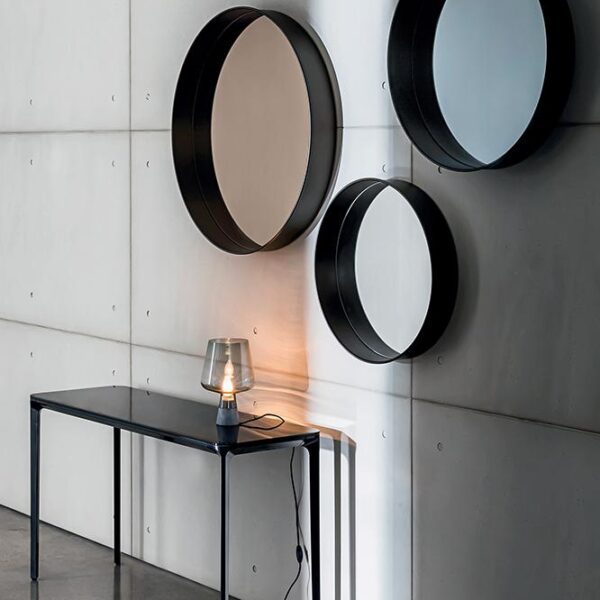 “Sovet Horizon collection – contemporary mirrors with sculptural lines and refined geometric composition”