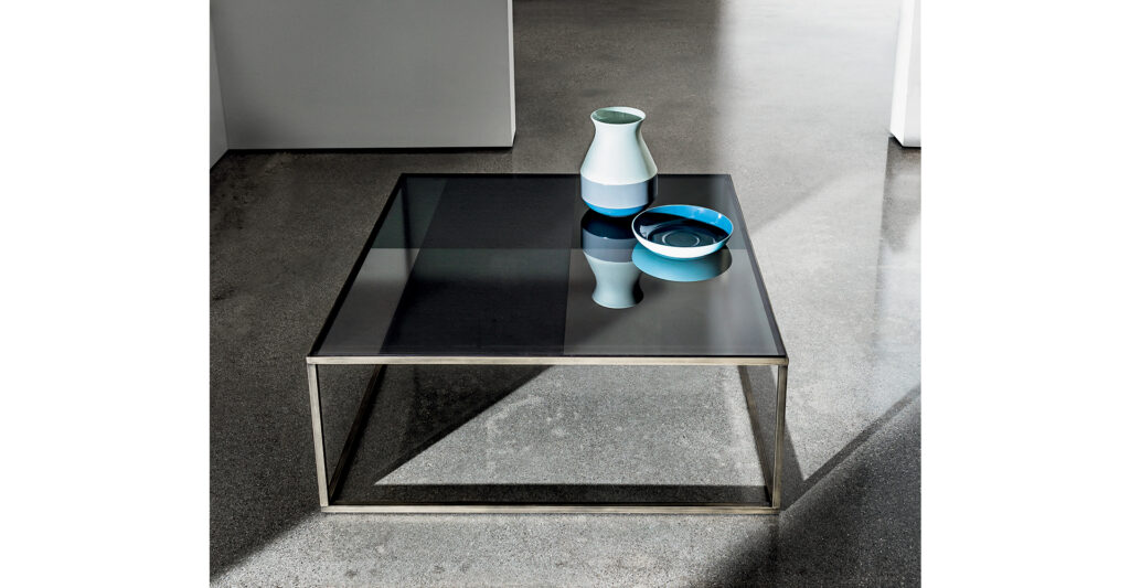 “Quadro by Sovet – minimalist square coffee table perfect for stylish living rooms or lounge areas”