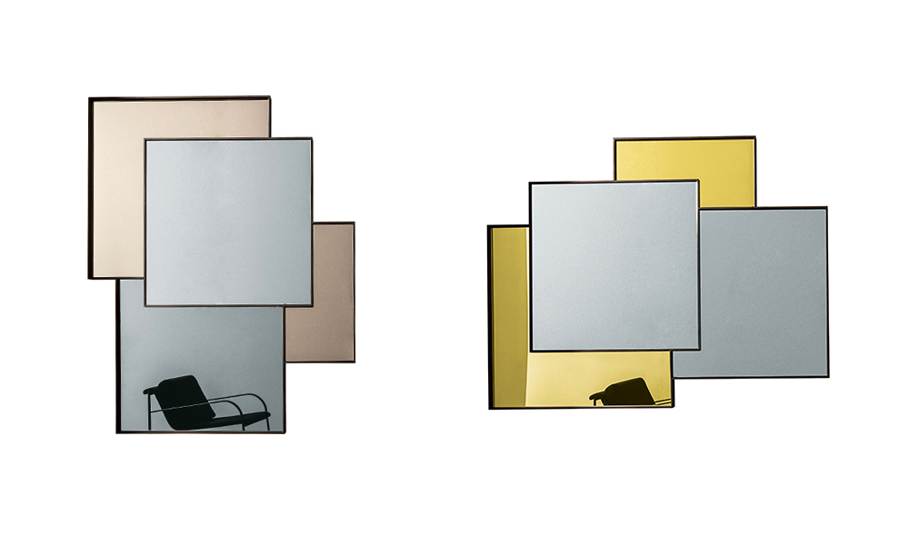 “Combi collection by Sovet – innovative Italian mirror design creating multiple reflections and depth”