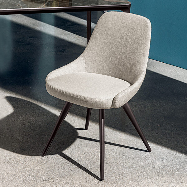 “Cadira cone-shaped chair by Sovet – modern Italian designer seating with sculptural conical base”
