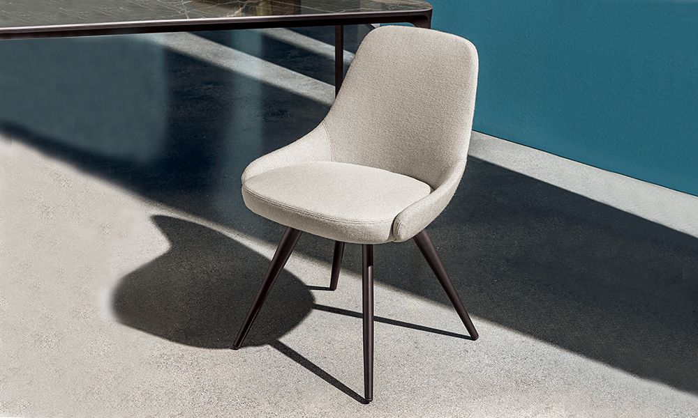 “Cadira cone-shaped chair by Sovet – modern Italian designer seating with sculptural conical base”