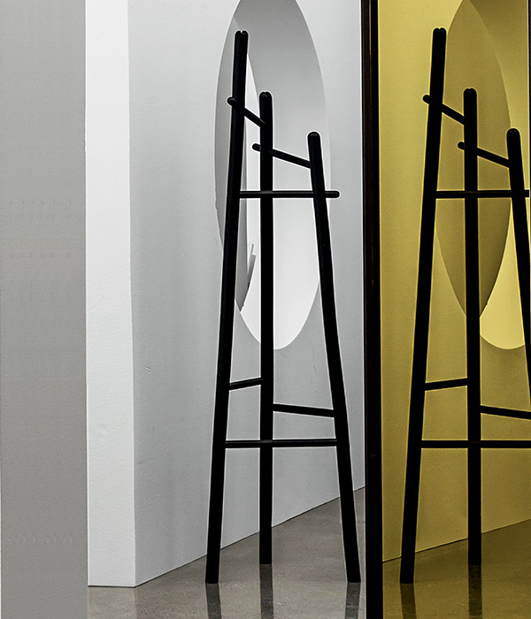 “Sakti coat hanger by Sovet – modern Italian freestanding coat rack with minimalist design and sleek lines”