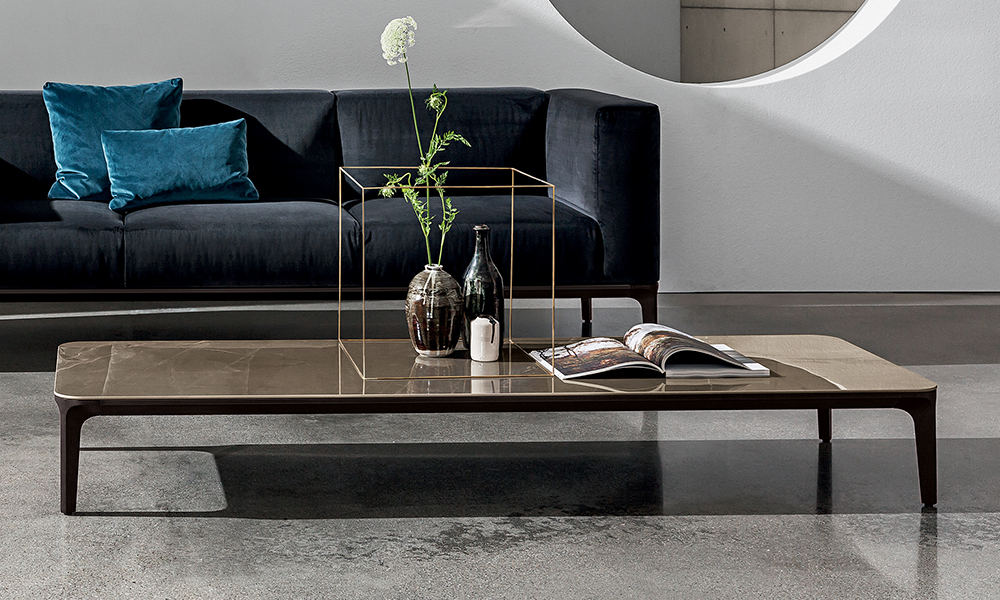 “Sovet Slim Coffee Table Collection H24 – contemporary designer tables featuring clean lines and lightweight structure”