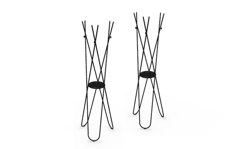 “Sovet Wardrobe collection – contemporary Italian coat hanger featuring sleek lines and functional elegance”