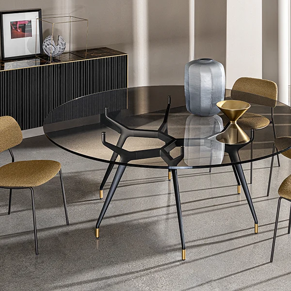 “Soft chair by Sovet – modern Italian designer chair with plush upholstered seat and minimalist silhouette”