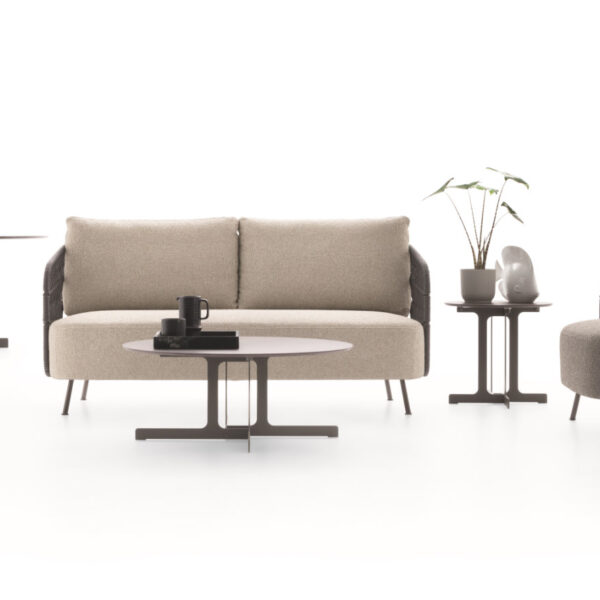 “356 Outdoor sofa by Ditre Italia – modern Italian garden sofa with curved design and weather-resistant construction”