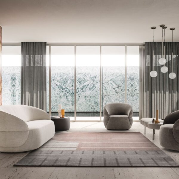 “CLIP CL.1IM coffee table by Ditre Italia – modern Italian side table with round top and sculptural metal base”
