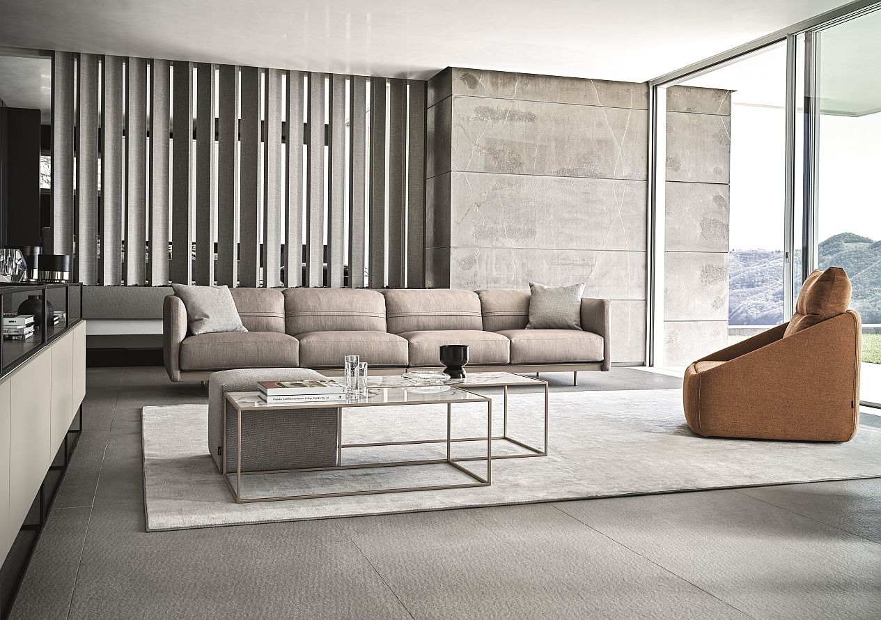 “Modern ARLOTT HIGH chair by Ditre Italia – stylish lounge seating with clean lines and elevated support”
