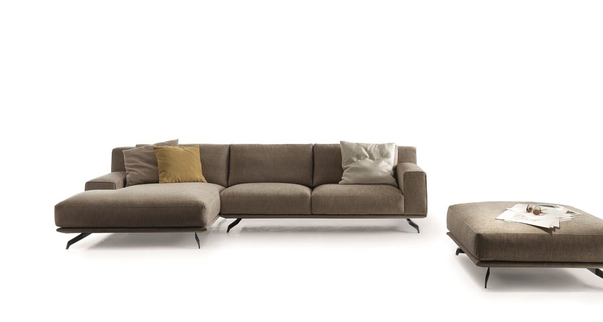 “Dalton by Ditre Italia – elegant Italian seating with low profile and clean, structured form”