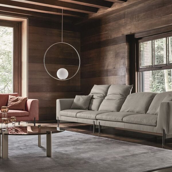 “KIM HIGH sofa by Ditre Italia – modern Italian sofa with tall backrest and premium upholstered finish”