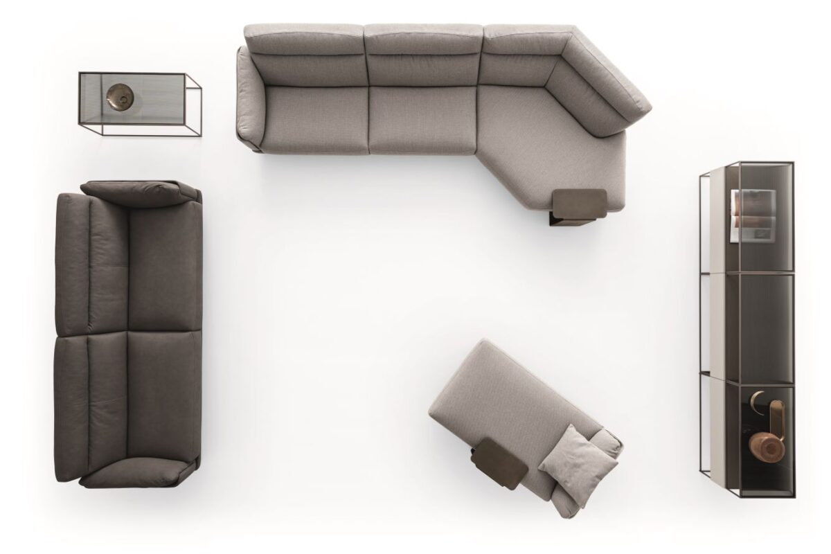SKIN by Ditre Italia – minimalist Italian lounge sofa with refined detailing and low-profile silhouette