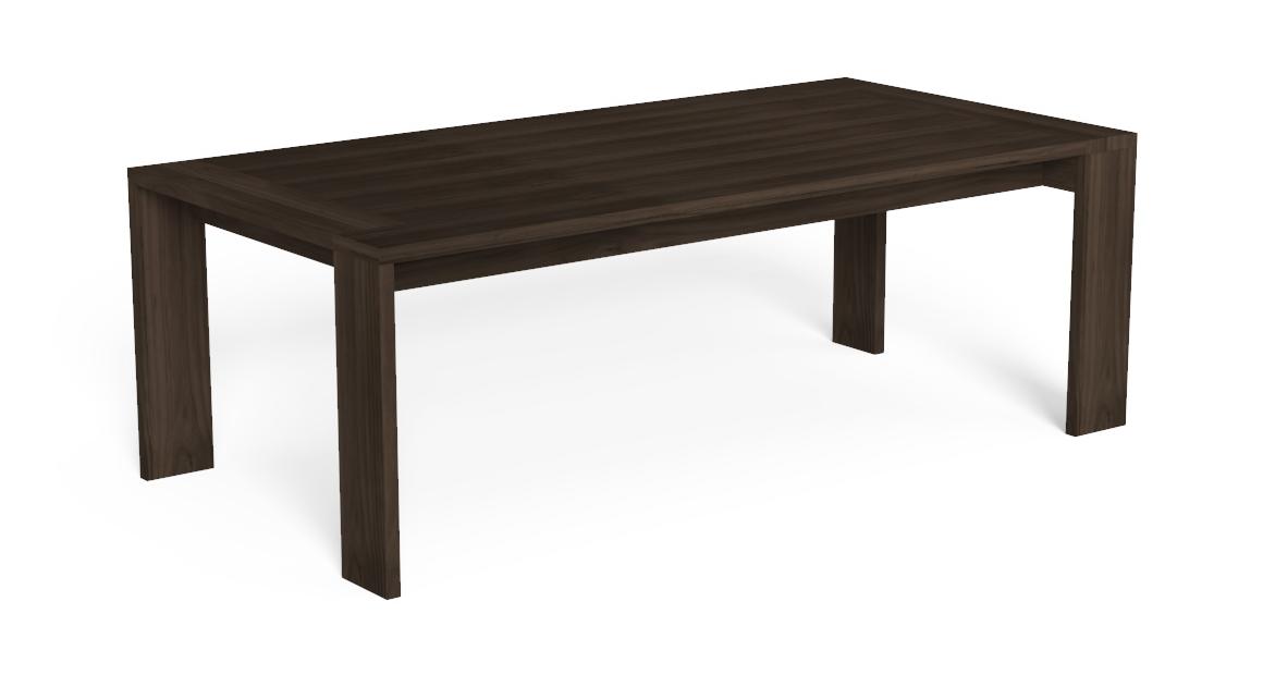 "Elegant outdoor dining table Argo//Wood 220×110 by TalentiSpa with spacious and timeless design."