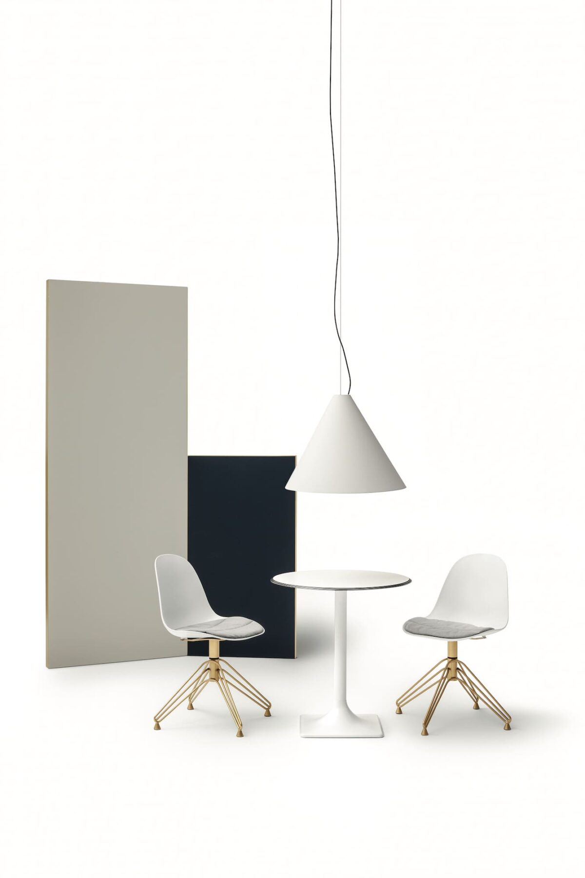 Modern Bontempi Mood chair, perfect for a stylish dining area in Troy, Michigan.